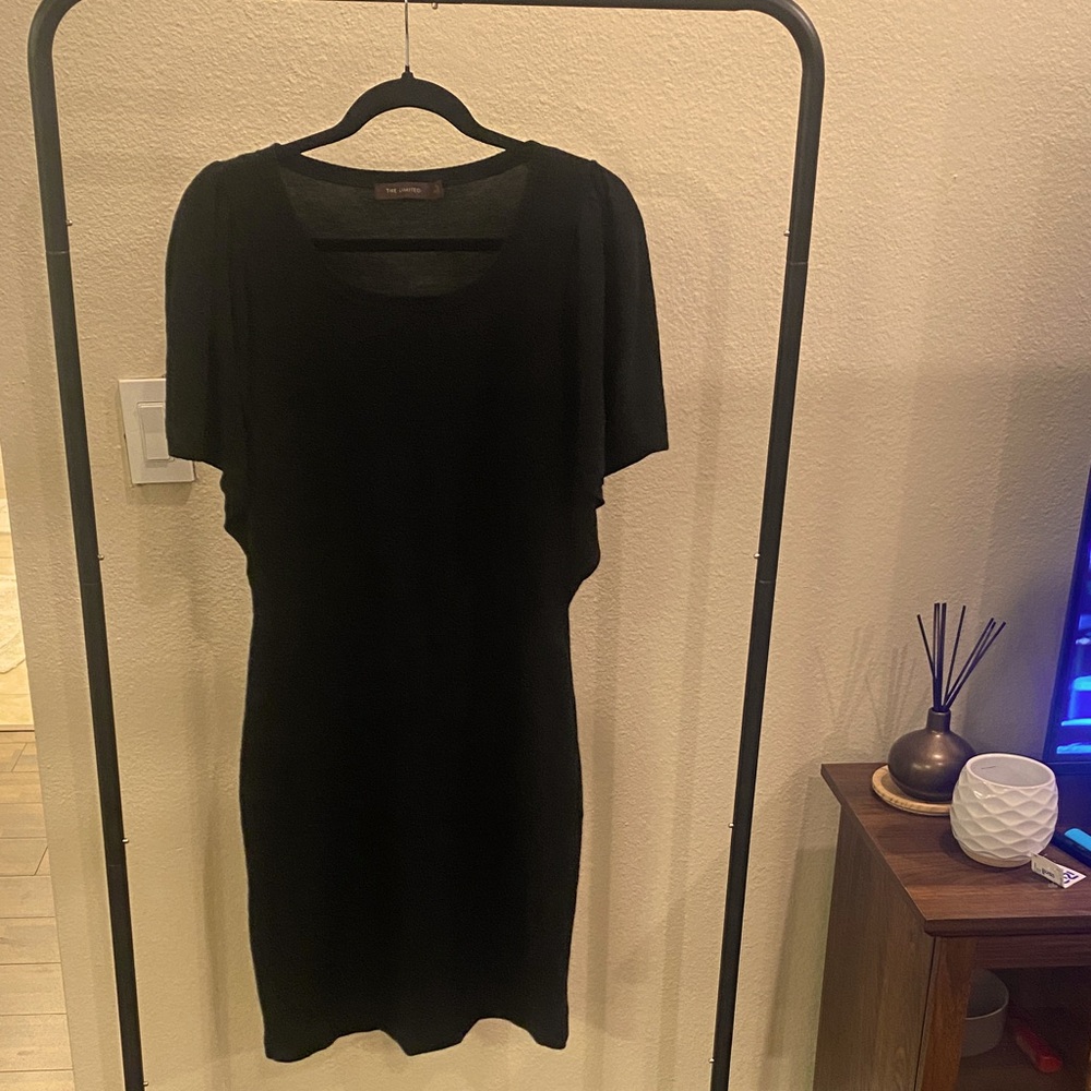 The Limited Classic Black Knit Dress